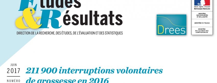 La DRESS publie les chiffres sur les interruptions volontaires de grossesses en 2016