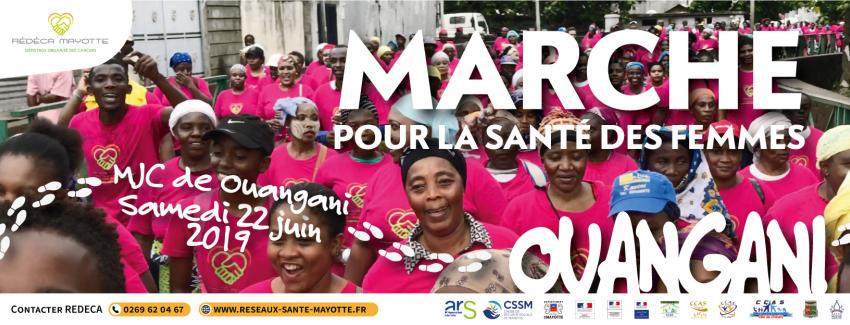 Marche pour la Santé des Femmes à Ouangani le 22 juin 2019