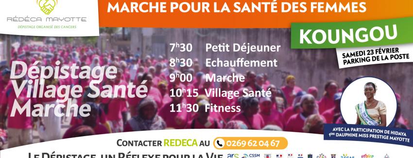 Marche pour la Santé des Femmes le samedi 23 février à Koungou