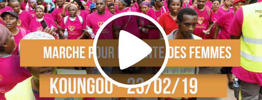 Revivez la Marche pour la Santé des Femmes de Koungou en VIDEO