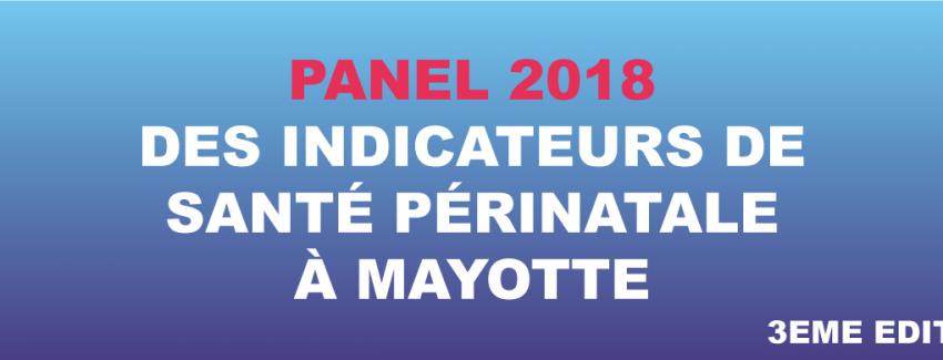 Panel 2018 des Indicateurs de santé périnatale à Mayotte - 3ème édition