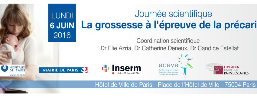 Congrès : Journée scientifique "La grossesse à l'épreuve de la précarité" à Paris  le 6 juin