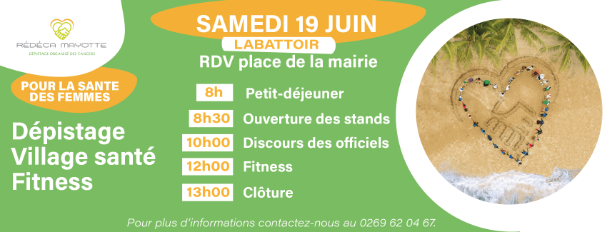 Action de sensibilisation et de dépistage : samedi 19 juin