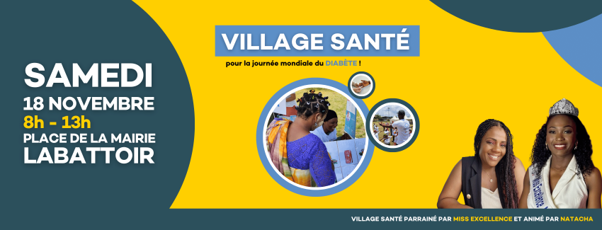 Village Santé 2023 : Célébrons la Journée Mondiale du Diabète à Labattoir !