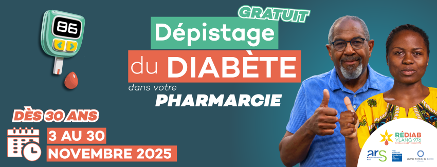 Campagne de dépistage du diabète en pharmacie – Novembre 2025