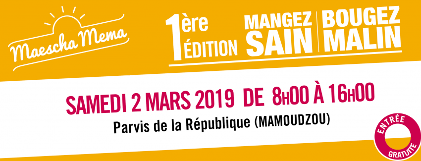 Samedi 2 mars : Une journée de prévention « Mangez Sain – Bougez Malin » ouverte à tous !