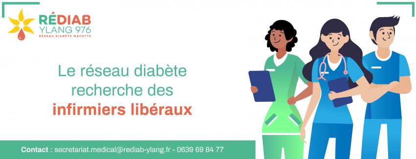 RéDiab Ylang recherche des infirmiers / infirmières libéraux !