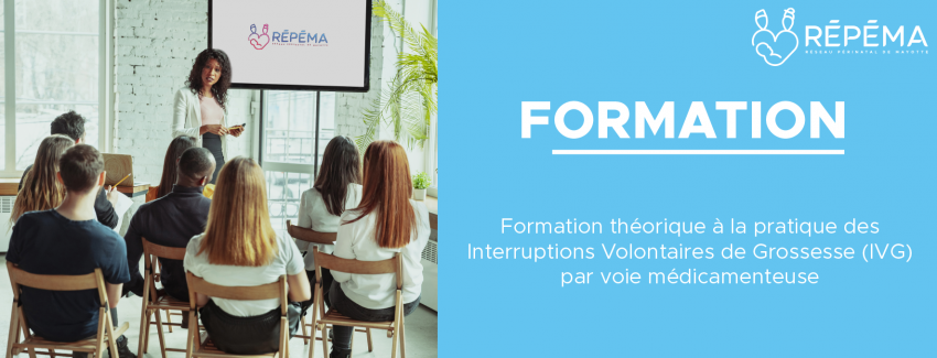 Formation théorique à la pratique des Interruptions Volontaires de Grossesses par voie médicamenteuse 2022