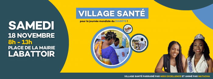 Village Santé 2023 : Célébrons la Journée Mondiale du Diabète à Labattoir !