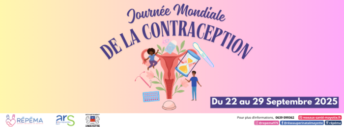 Semaine de la contraception à Mayotte - 22 au 29 septembre 2025
