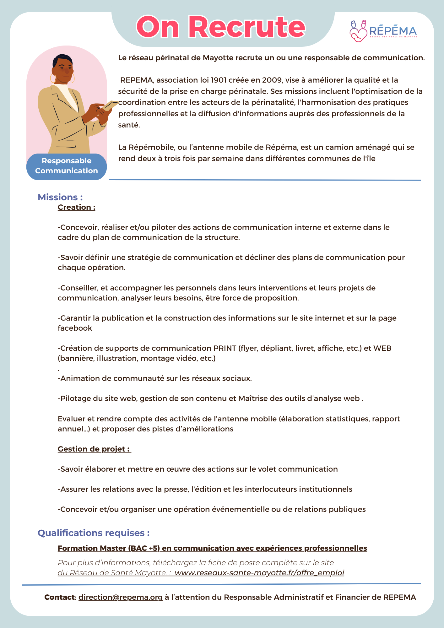 Fiche de poste Resp Com 2025